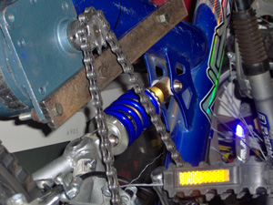 The motor - chain assembly