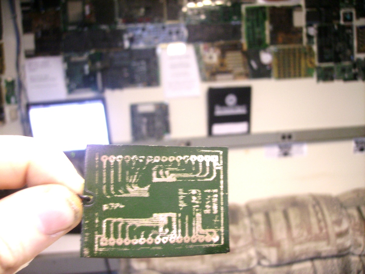 Speed dyeing printed circuit boards