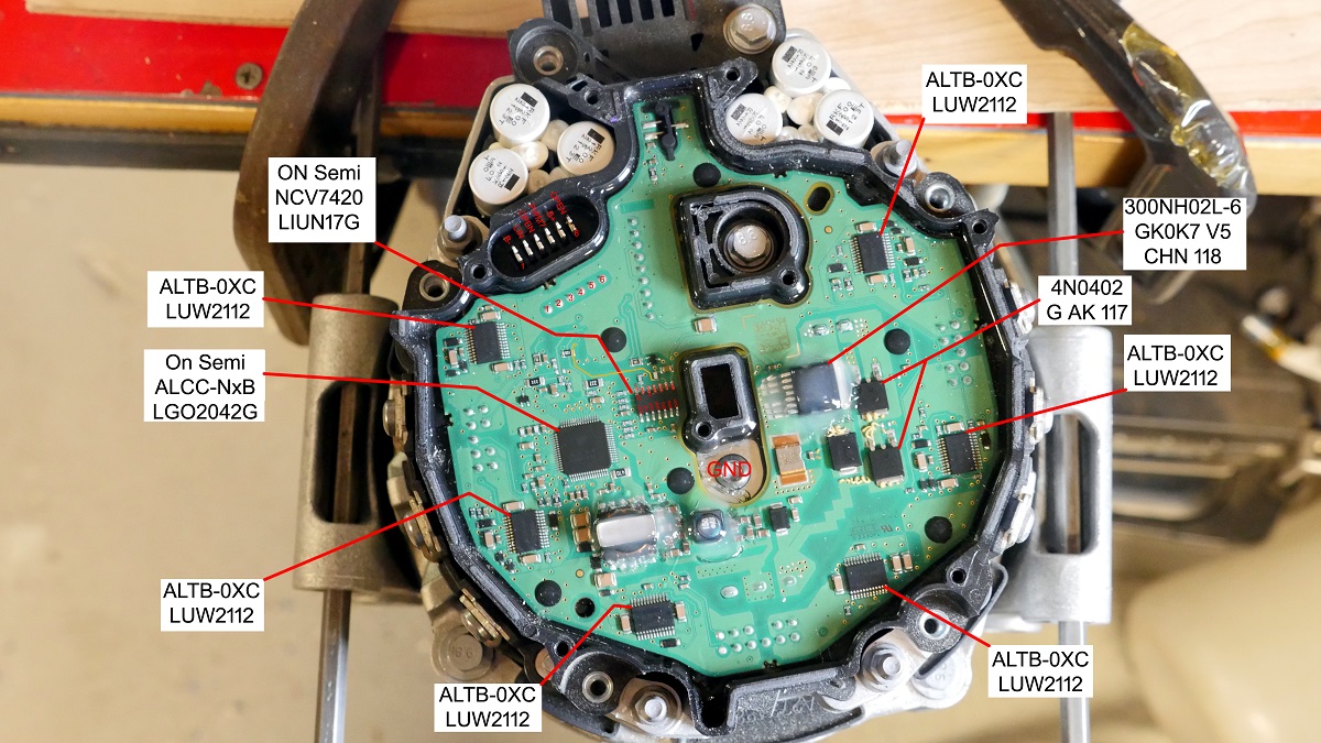 motor pcb view